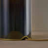 Lampe de table CROSSBY 1 en verre anthracite et laiton - Original BTC