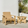 Coussin pliant pour fauteuil lounge CRATE outdoor - Gerrit Rietveld - Hay