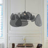 Suspension SCREEN XL Ø110 cm cannage noir - Market Set