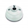 Bouton poussoir (Pose en saillie) Dimbler en porcelaine blanche (Plusieurs coloris disponibles) - FONTINI