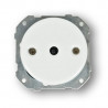 Interrupteur va et vient Rotatif "Dow Low" en porcelaine blanche encastrable (Plusieurs options disponibles) - Fontini