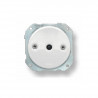 Interrupteur va et vient Rotatif "Dow Low" en porcelaine blanche encastrable (Plusieurs options disponibles) - Fontini