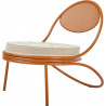 Fauteuil lounge indoor / outdoor COPACABANA structure orange - Mathieu Mategot - Gubi