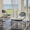 Fauteuil lounge indoor / outdoor COPACABANA structure orange - Mathieu Mategot - Gubi