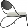 Fauteuil lounge indoor / outdoor COPACABANA structure noire - Mathieu Mategot - Gubi