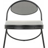 Fauteuil lounge indoor / outdoor COPACABANA structure noire - Mathieu Mategot - Gubi