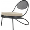 Fauteuil lounge indoor / outdoor COPACABANA structure noire - Mathieu Mategot - Gubi