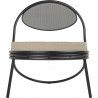 Fauteuil lounge indoor / outdoor COPACABANA structure noire - Mathieu Mategot - Gubi