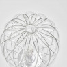 Lampe de table PINECONE médium structure chrome - Paola Navone - Fontana Arte