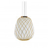 Suspension PINECONE large structure gold - Paola Navone - Fontana Arte