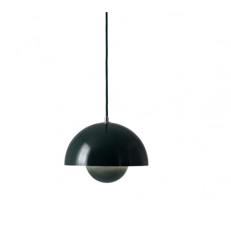 EXPO // Suspension FlowerPot VP1 Dark Green Ø23cm - Verner Panton - &Tradition