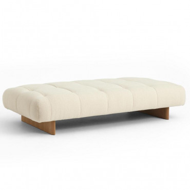 Daybed QUILTON LIFT L.210*P.105*H.41 cm Tissu Flamiber cream - Hay