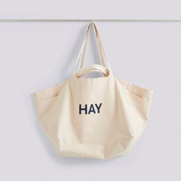 Sac cabas WEEKEND en coton bio Naturel - Hay