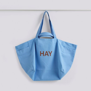 Sac cabas WEEKEND en coton bio Sky Blue - Hay