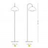 Lampadaire FLOWERPOT VP12 - Verner Panton - &Tradition