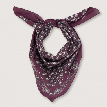 Foulard N°675 plum - Moismont