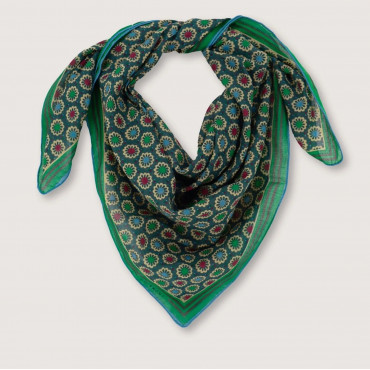 Foulard N°715 duck green - Moismont