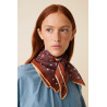 Foulard N°715 red wine - Moismont