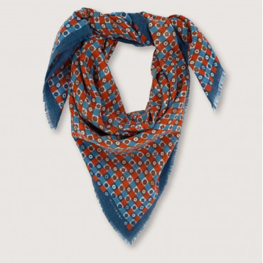 Foulard N°749 brick - Moismont