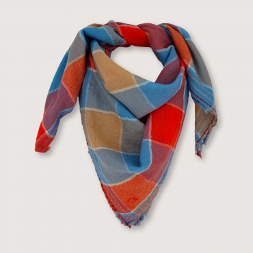 Foulard N°686 poppy red - Moismont