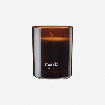 Bougie parfumée DARK WOOD - Meraki