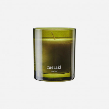 Bougie parfumée OUD LEAF - Meraki