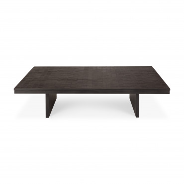 Table basse rectangulaire GROOVES en teck - Ethnicraft