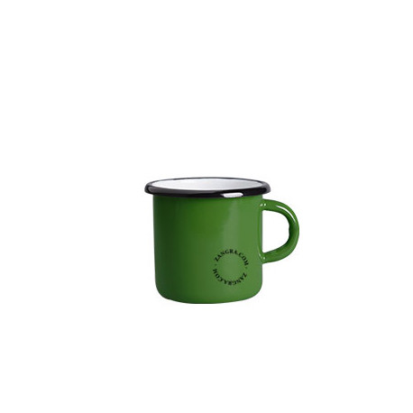 Tasse en émail 40cl vert - Zangra