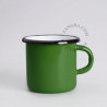 Tasse en émail 40cl vert - Zangra