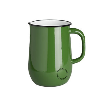 Tasse en émail 40cl vert - Zangra