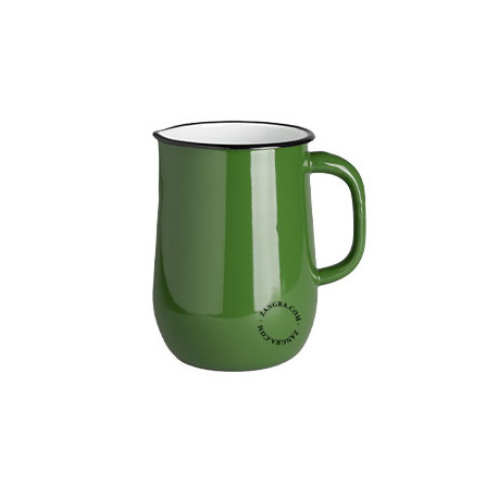 Tasse en émail 40cl vert - Zangra