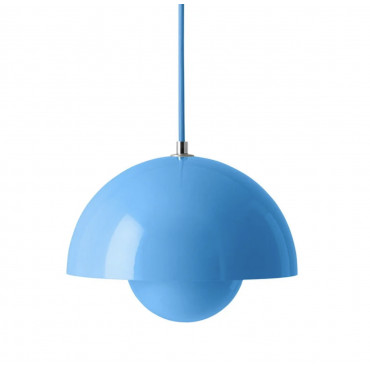 EXPO // Suspension FlowerPot VP1 Swin Blue Ø23cm - Verner Panton - &Tradition