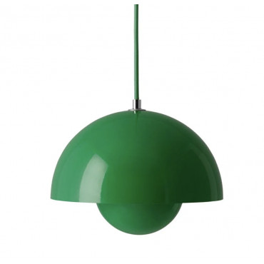 EXPO // Suspension FlowerPot VP1 Signal Green Ø23cm - Verner Panton - &Tradition