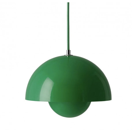 EXPO // Suspension FlowerPot VP1 Signal Green Ø23cm - Verner Panton - &Tradition