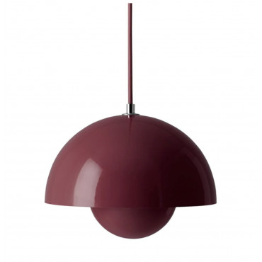 EXPO // Suspension FlowerPot VP1 Dark Plum Ø23cm - Verner Panton - &Tradition