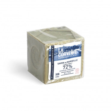 Cube de savon de Marseille OLIVE 300g - La Corvette