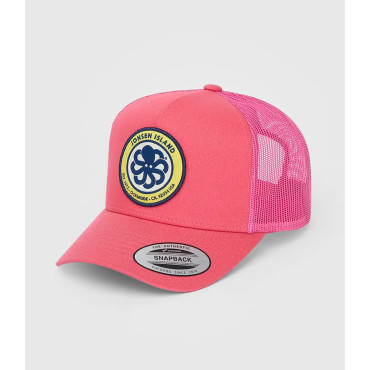 Casquette TRUCKER authentik patch pink - Jonsen Island