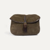 Sac MUSETTE DU PECHEUR XS en cuir velours musk - Bleu de Chauffe