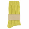 Chaussettes Femme Cashmere Yellow - Escuyer