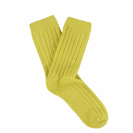 Chaussettes Femme Cashmere Yellow - Escuyer