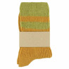 Chaussettes Femme Cashmere Stripes Mustard / Beige - Escuyer