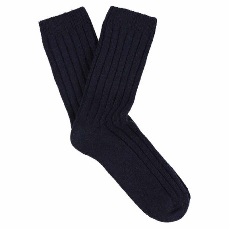 Chaussettes Femme Cashmere Navy - Escuyer