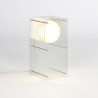 Lampe à poser LOP small rectangle clear - Bang