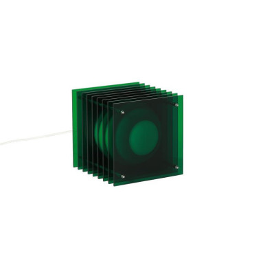 Lampe à poser LOP small square green - Bang