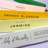 Lot de 6 crayons parfumés en cèdre ORANGE BLOSSOM - Imogen Owen