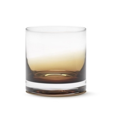 Lot de 4 verres à whisky ZUMA ambre - Serax