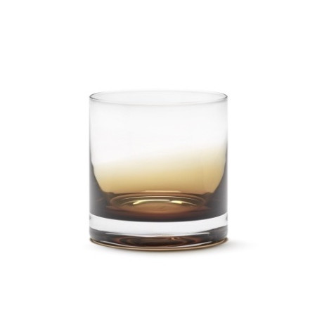 Lot de 4 verres à whisky ZUMA ambre - Serax