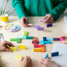 Jeu de domino GRADIENT en bois coloré - Block Design