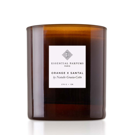 Bougie parfumée ORANGE X SANTAL 270g - Essential Parfums