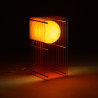 Lampe à poser LOP small rectangle orange - Bang